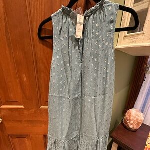 Anthropologie dropped waist dress NWT